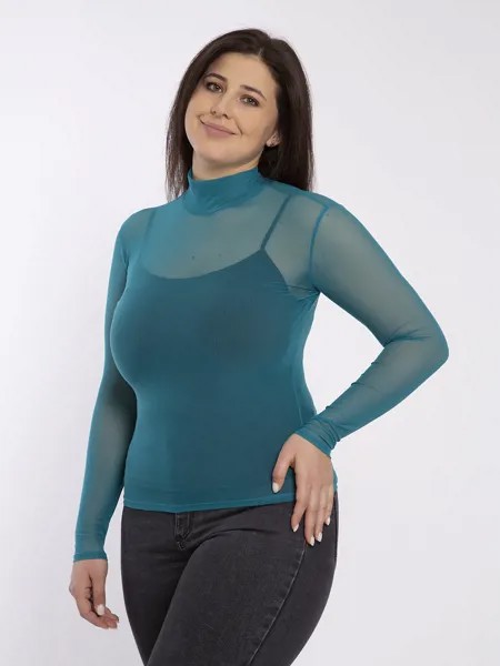 Водолазка женская Magic Lady cl900_c1217 бирюзовая 44-46 RU