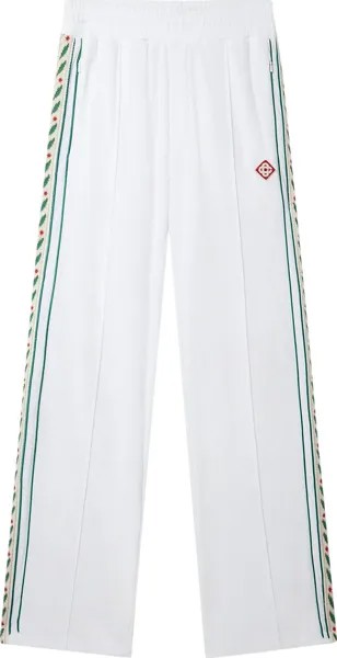 Брюки Casablanca Laurel Track Pant 'White', белый