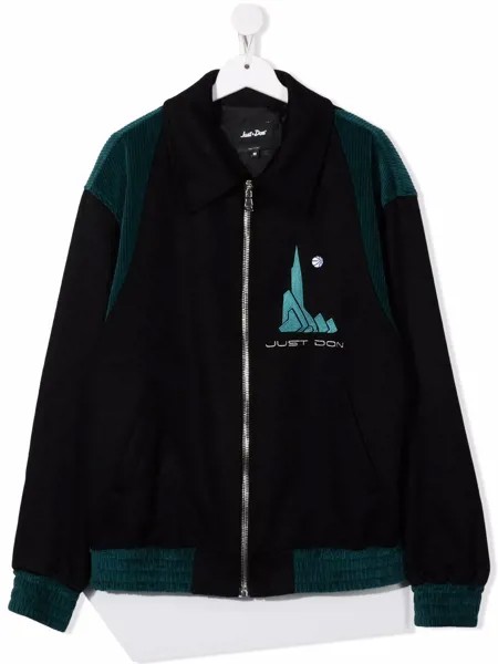 Just Don space print bomber jacket