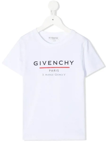 Givenchy Kids футболка с логотипом