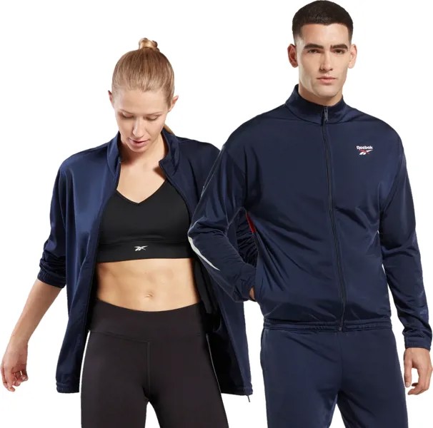 Олимпийка мужская Reebok Ri Vector Knit Tracktop синяя XL