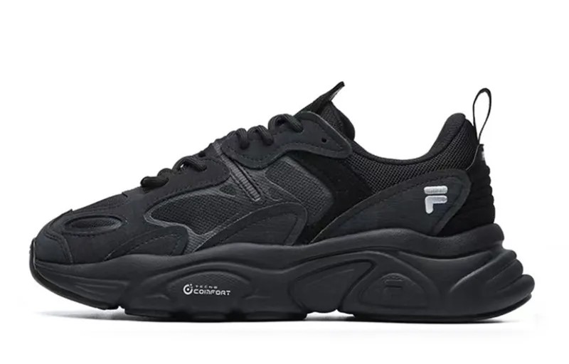 Кроссовки FILA Lifestyle Shoes Women's Low-top Blue/white/black, черный