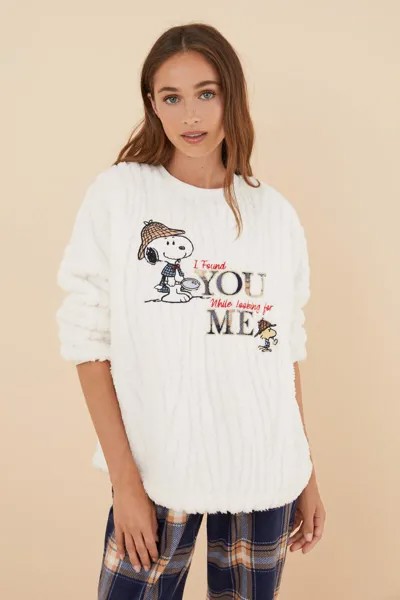 Пижама Snoopy из флиса Women'secret, белый