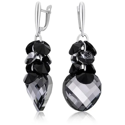 Серьги серебряные с кристаллами Swarovski арт. 2126947/9