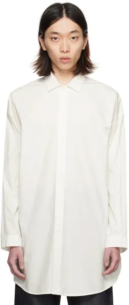 Рубашка Off-White с раздвинутым воротником Sunnei
