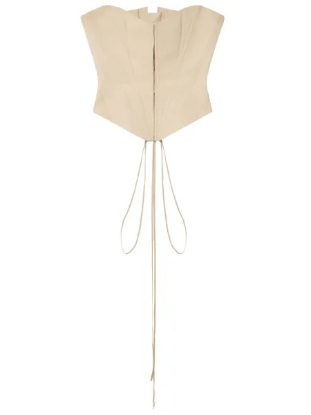 Топ Stella Mccartney Corset, бежевый