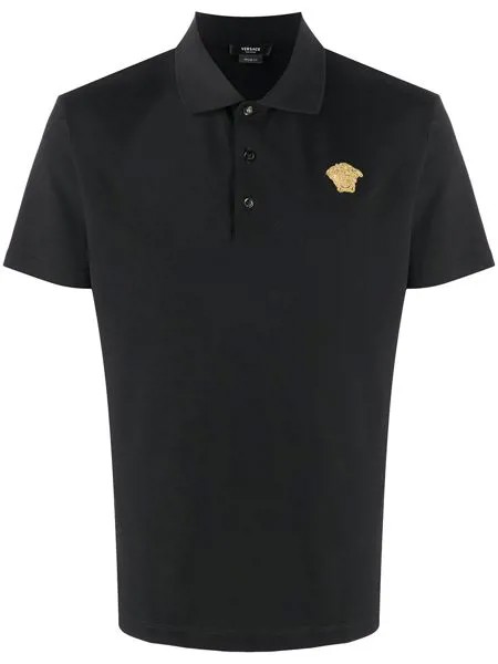 Versace рубашка поло с декором Medusa