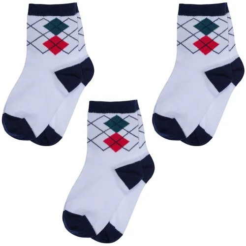 Носки RuSocks 3 пары, размер 12-14, белый