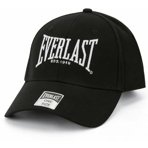 Бейсболка Everlast, размер OneSize, белый, черный