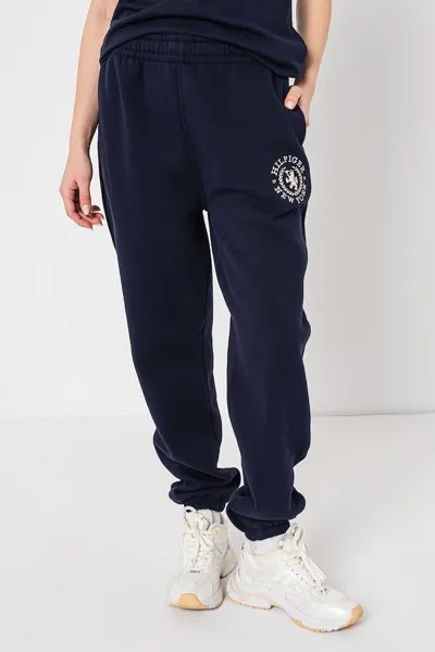 Спортивные брюки с логотипом Crest Tommy Hilfiger, синий