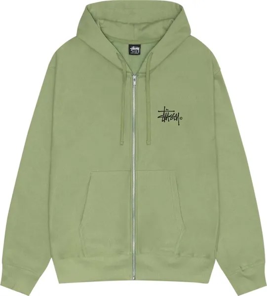 Худи Stussy IST Venus Zip 'Moss', зеленый