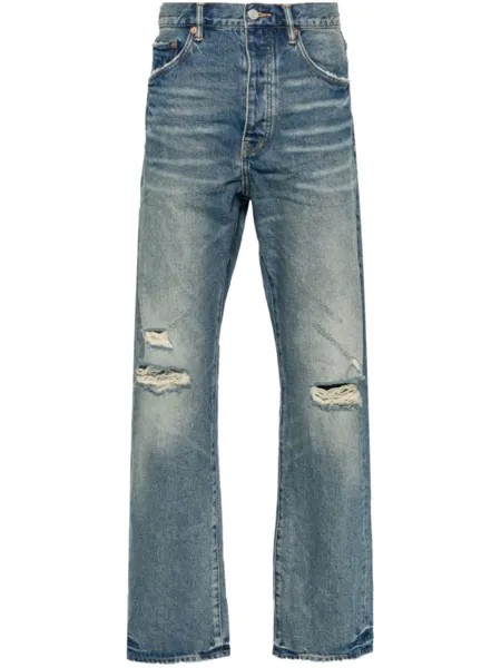 Purple Brand джинсы P011 Vintage Knee Slit, синий