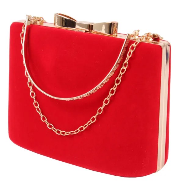 Сумка женская Flioraj 309890-1 velour red красный