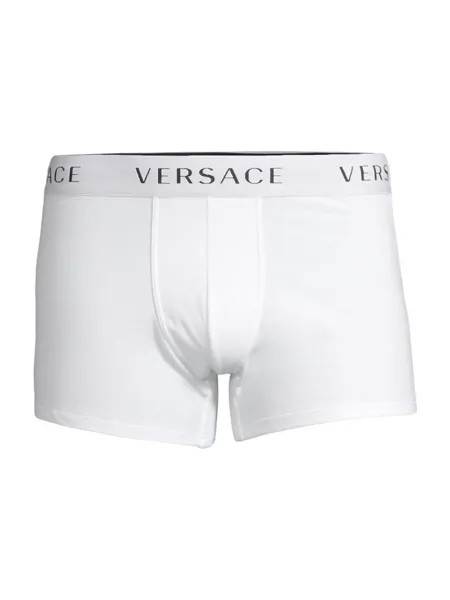 Плавки с логотипом Versace, белый