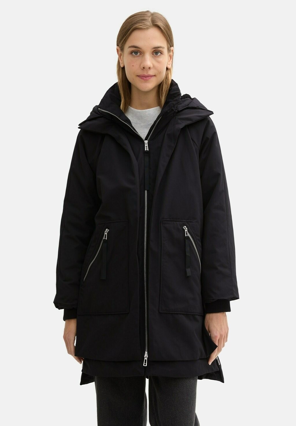 Парка TOM TAILOR DENIM, черный