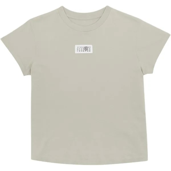 Футболка женская зеленая Mm6 Maison Margiela