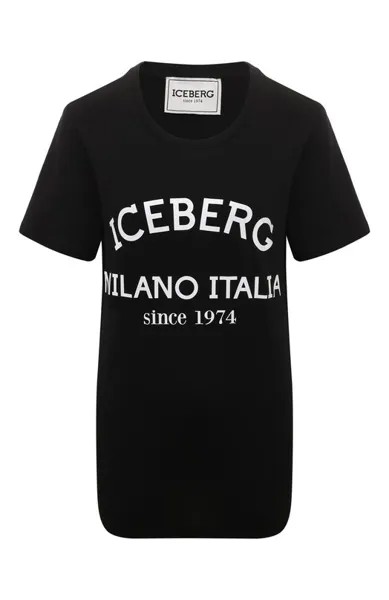 Хлопковая футболка Iceberg