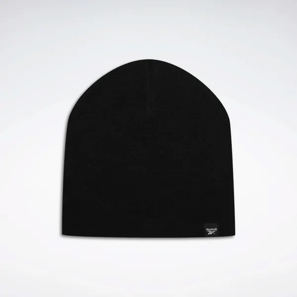 Шапка бини унисекс Reebok ACT FND KNITTED BEANIE черная, р. 56-58