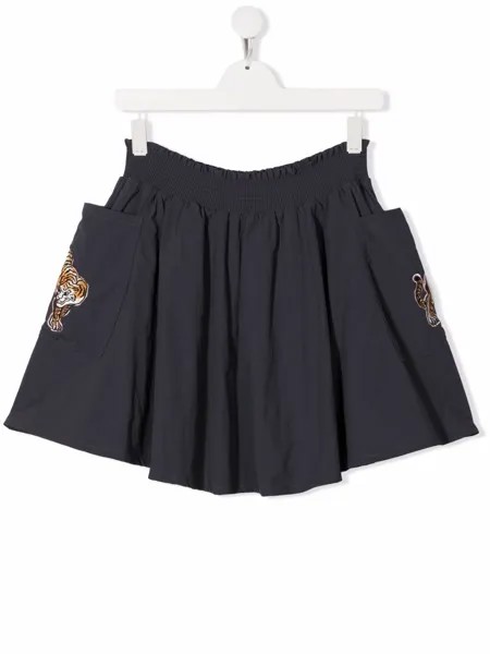 Kenzo Kids юбка мини с аппликацией