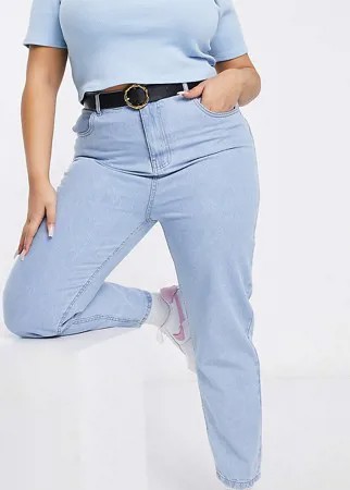 Выбеленные джинсы в винтажном стиле Daisy Street Plus-Голубой
