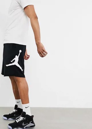 Черные трикотажные шорты Nike Jordan-Черный