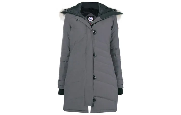 Женский пуховик Canada Goose, цвет graphite color