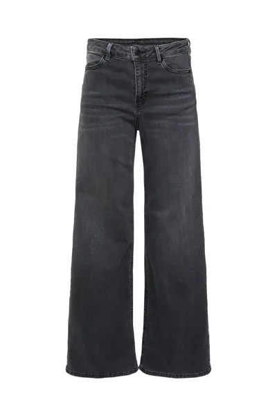 Esprit Широкие джинсы, черный