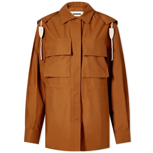 Куртка-рубашка с капюшоном Jil Sander