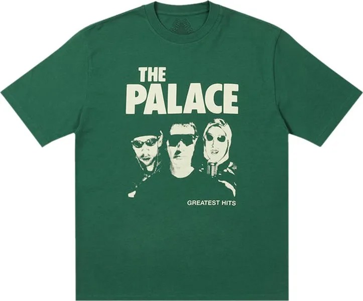 Футболка Palace Greatest Hits T-Shirt 'Green', зеленый