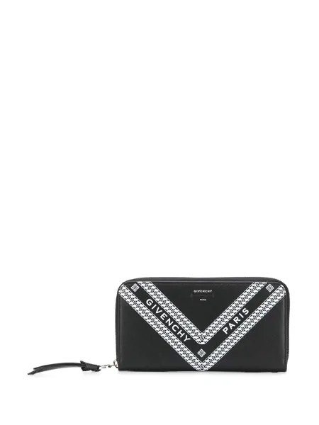 Givenchy кошелек с принтом и логотипом