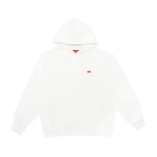 Толстовка Supreme Small Box Hooded Sweatshirt 'White', белый
