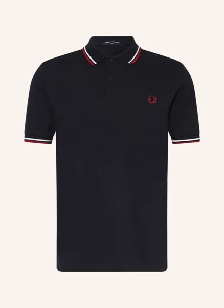 Рубашка поло FRED PERRY Piqué M3600 Slim Fit, темно-синий