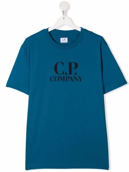 C.P. Company Kids футболка с принтом Goggle