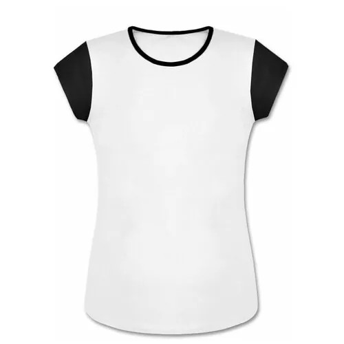 Белая футболка для девочки 84491-ДС21 38/152