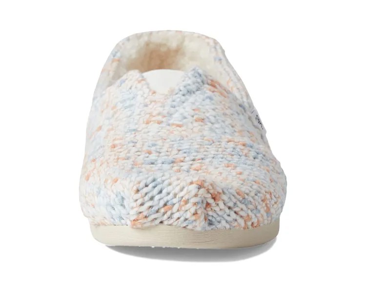 Лоферы Alpargata CloudBound TOMS, свитер с меланжевым принтом в пастельных тонах