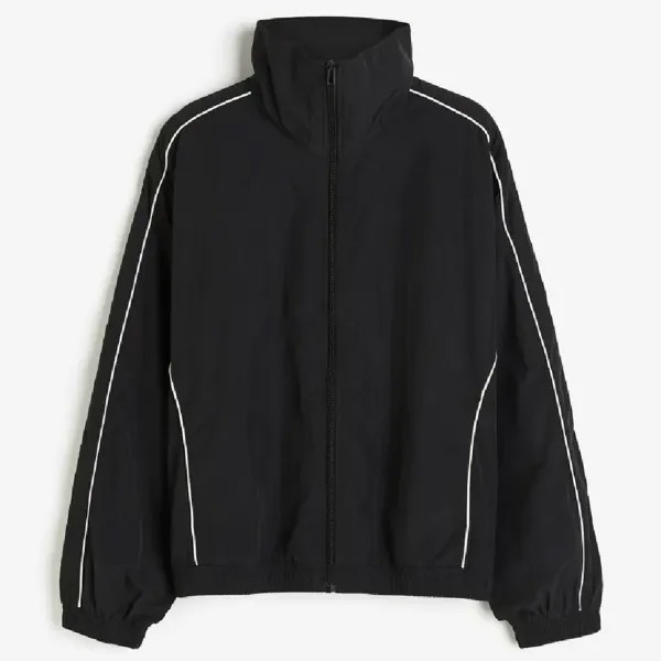 Куртка H&M Nylon Windbreaker, черный