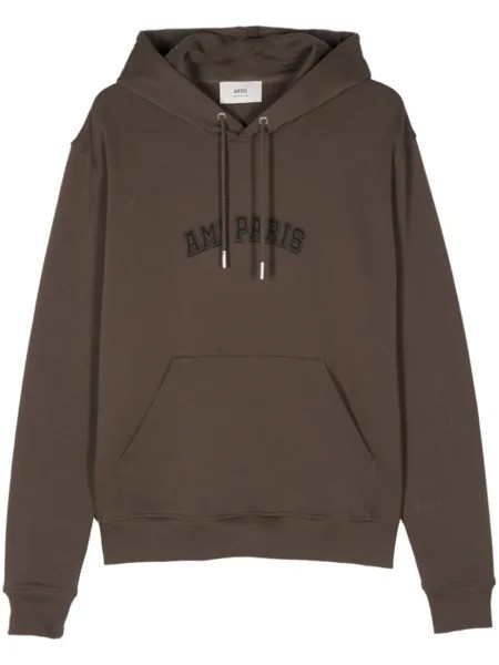 AMI Paris худи с вышитым логотипом