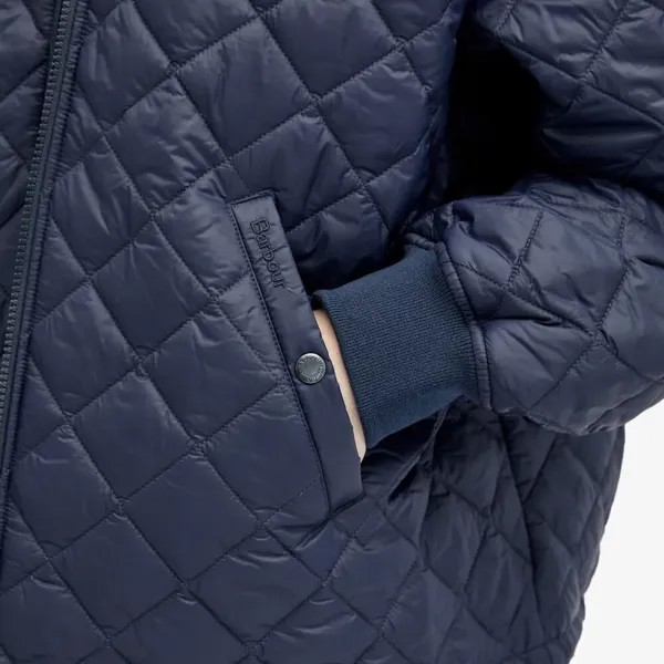 Стеганая куртка Barbour Heritage + Flyer Field, синий