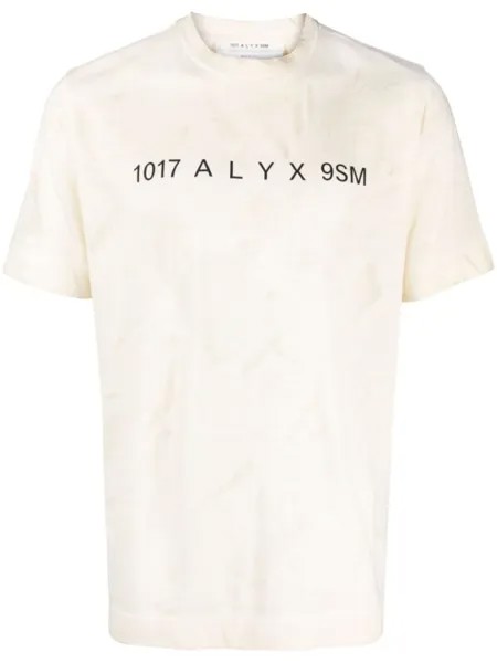 Футболка с логотипом 1017 ALYX 9SM, бежевый