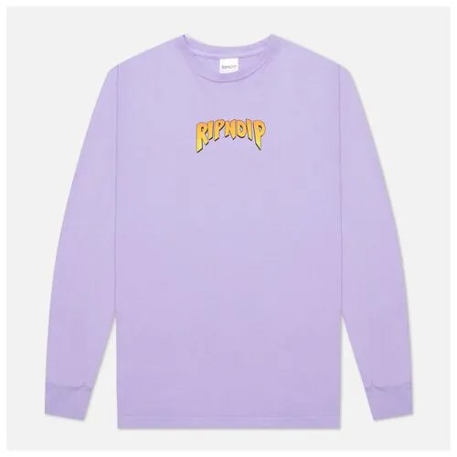 Мужской лонгслив Ripndip Hellavanight фиолетовый , Размер XL