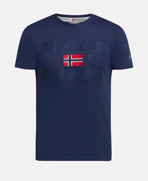 Футболка Geographical Norway, темно-синий