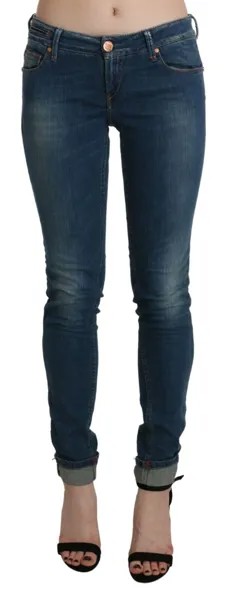 ACHT Jeans Хлопковые синие джинсовые брюки скинни с заниженной талией s. W27 Рекомендуемая розничная цена 250 долларов США.