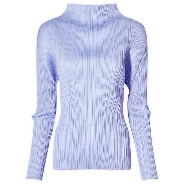 Лонгслив Pleats Please Issey Miyake Colourful Basics Roll Neck Long S, синий