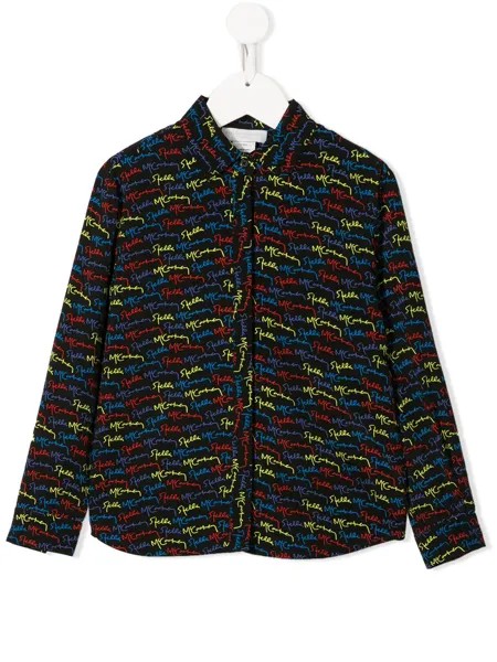 Stella McCartney Kids рубашка-поло с логотипом