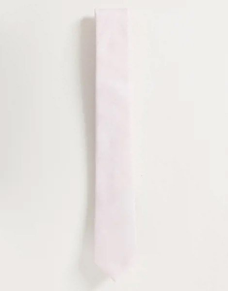 Однотонный галстук French Connection-Розовый цвет