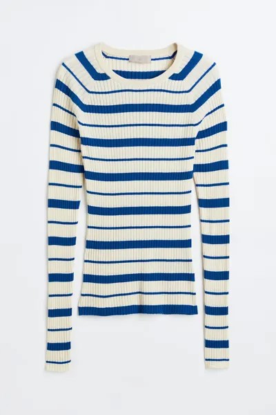 Лонгслив женский H&M 1116145002 бежевый XS (доставка из-за рубежа)