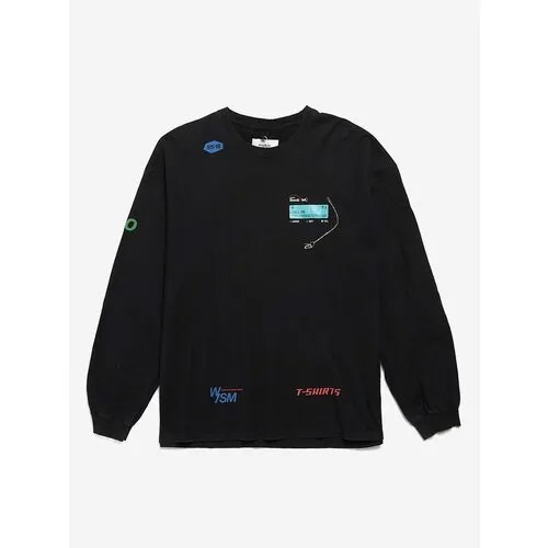 Лонгслив Doublet, размер L, черный