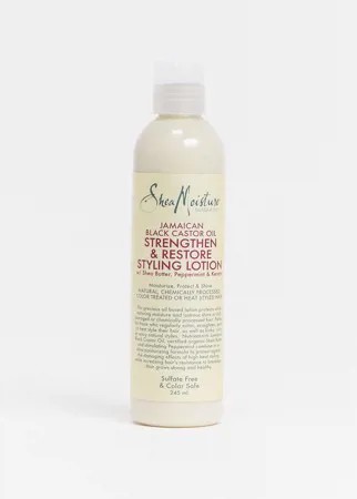 Лосьон для укладки для волос с ямайским черным касторовым маслом Shea Moisture Strengthen & Restore-Бесцветный