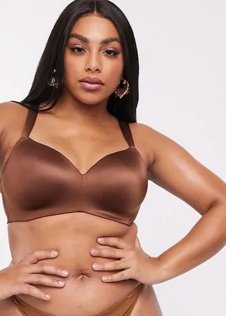 Нюдовый бюстгальтер без косточек Savage x Fenty Curvy-Бежевый