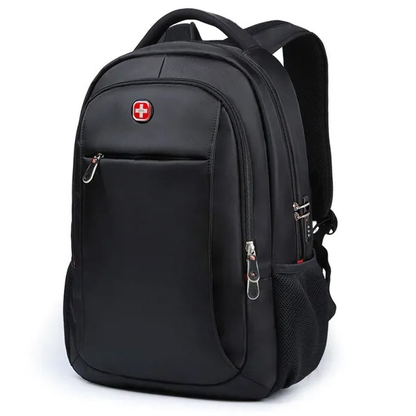 Мужской вместительный рюкзак через плечо, дорожный рюкзак для бизнеса и путешествий, защитная сумка для ноутбука 15,6 дюйма